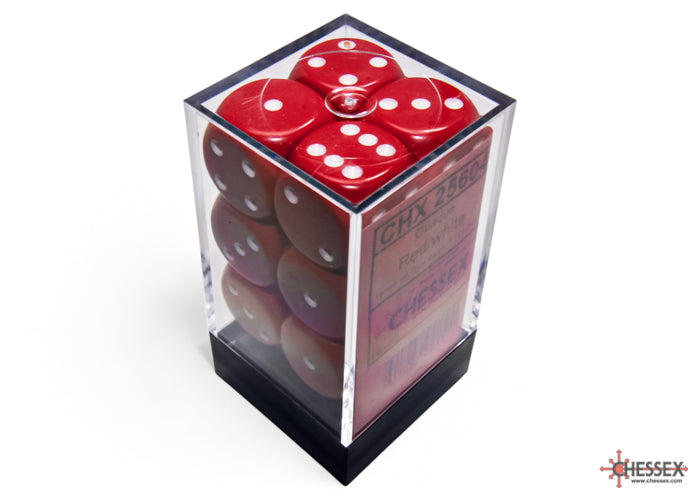 Chessex - 16mm d6 Dice Block (12 Dice) - Opaque - Accessories -  Chessex