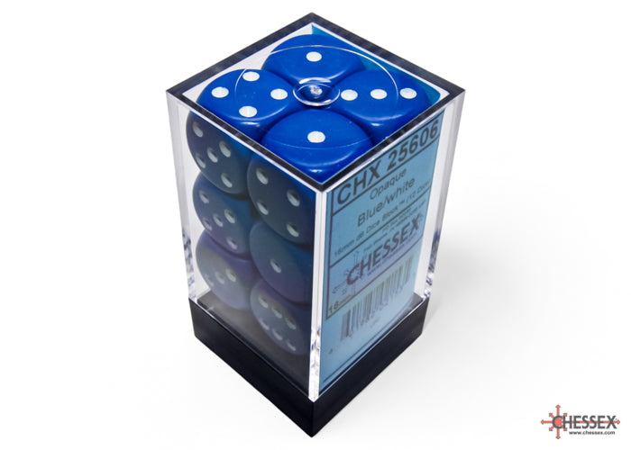 Chessex - 16mm d6 Dice Block (12 Dice) - Opaque - Accessories -  Chessex
