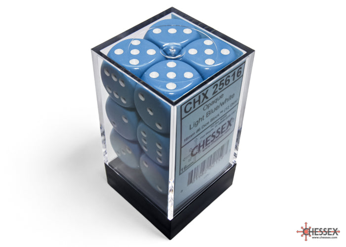 Chessex - 16mm d6 Dice Block (12 Dice) - Opaque - Accessories -  Chessex