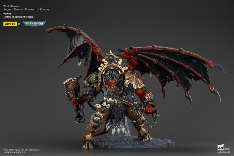 Joy Toy - Warhammer 40K - World Eaters - Angron, Daemon Primarch of Khorne 1/18 Scale Action Figure (preorder Q4 2025) - Collectables > Action Figures > toys -  Joy Toy
