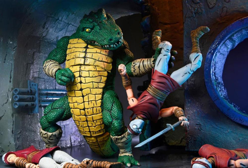 Teenage Mutant Ninja Turtles Leatherhead (Mirage Comics) Deluxe Action Figure (preorder June 2025) - Collectables > Action Figures > toys -  Neca