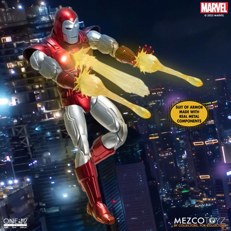 One:12 Collective Iron Man - Silver Centurion (preorder) - Collectables > Action Figures > toys -  MEZCO TOYS