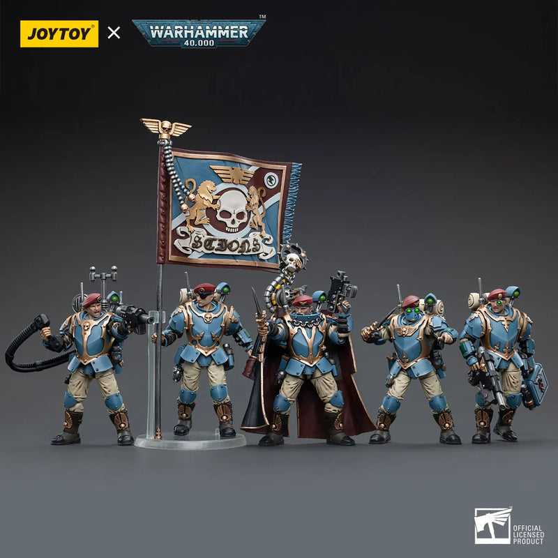 Warhammer 40k - Astra Militarum - Tempestus Scions - Command Squad 55th Kappic Eagles (preorder Q3) - Collectables > Action Figures > toys -  Joy Toy