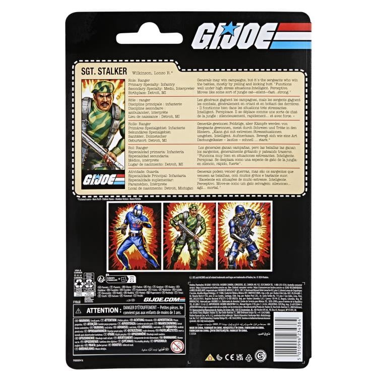 G.I. Joe 3.75" Retro Collection - Sgt. Stalker (Subpar Packaging) - Collectables > Action Figures > toys -  Hasbro