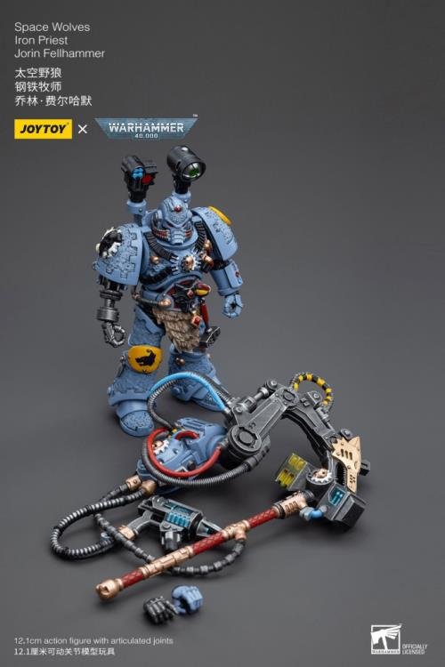 Warhammer 40K Space Wolves Iron Priest Jorin Fellhammer (preorder Q3) - Collectables > Action Figures > toys -  Joy Toy
