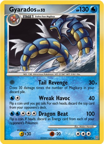 Gyarados - 19/100 (DP Stormfront)