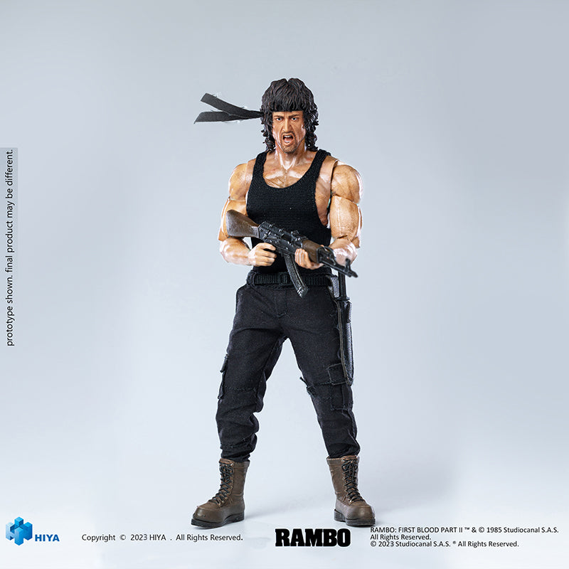 Rambo: First Blood Part II John Rambo 1/12 Scale PX Previews Exclusive (preorder) - Collectables > Action Figures > toys -  HIYA TOYS