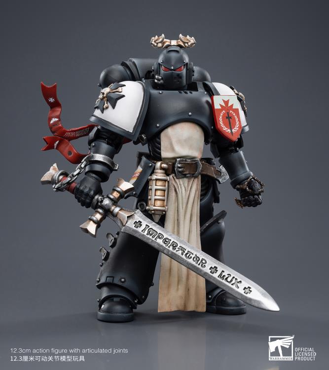 JoyToy - Warhammer 40K - Black Templars - The Emperor's Champion Rolantus - Collectables > Action Figures > toys -  Joy Toy