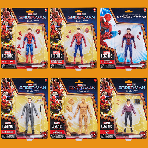 Marvel Legends - No way Home Wave - Set of 6 (preorder Q1 2024) - Action & Toy Figures -  Hasbro