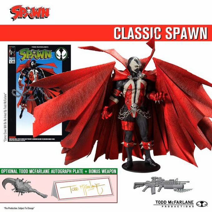 McFarlane Kickstarter Autographed Classic Spawn Action Figure - Collectables > Action Figures > toys -  McFarlane Toys