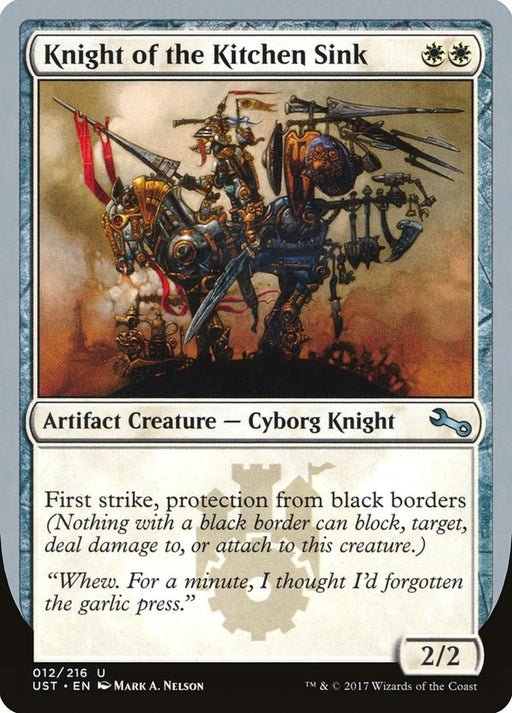 Knight of the Kitchen Sink (A)