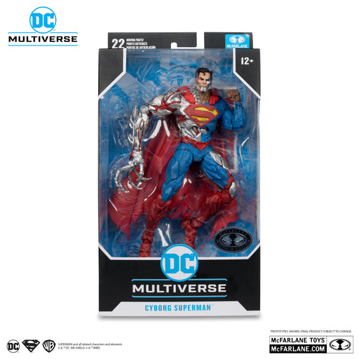 The New 52 DC Multiverse Cyborg Superman - Chase / Platinum - Collectables > Action Figures > toys -  McFarlane Toys