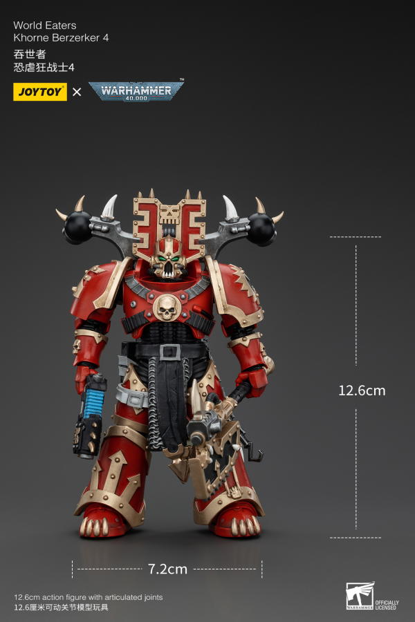 Warhammer 40K - World Eaters - Khorne Berzerker (Ver. 4) - Collectables > Action Figures > toys -  Joy Toy