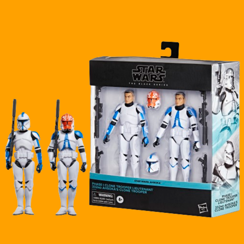 Star Wars The Black Series Clone Trooper Lieutenant & 332nd Ahsoka’s Clone Trooper (preorder April/May) - Collectables > Action Figures > toys -  Hasbro