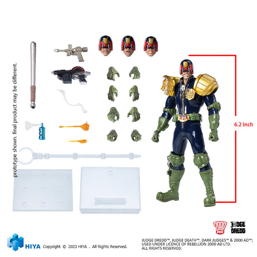 2000 AD Exquisite Super Series Judge Dredd 1/12 Scale PX Previews Exclusive (preorder) - Collectables > Action Figures > toys -  HIYA TOYS