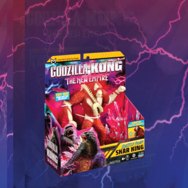Godzilla x Kong: The New Empire Skar King Battle Roar Figure - Collectables > Action Figures > toys -  PLAYMATES