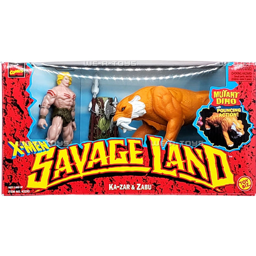 Marvel Comics X-Men Savage Land Ka-zar & Zabu Action Figure Set 1997 - Collectables > Action Figures > toys -  Hasbro