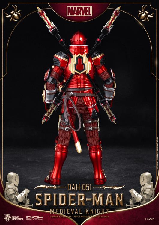 Beast Kingdom - Marvel Dynamic 8ction Heroes DAH-051 Medieval Knight Spider-Man - Collectables > Action Figures > toys -  Beast Kingdom