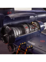 G.I. JOE CLASSIFIED SERIES COBRA RATTLER GROUND ATTACK JET - HASLAB with all the UNLOCKS - Collectables > Action Figures > toys -  Hasbro