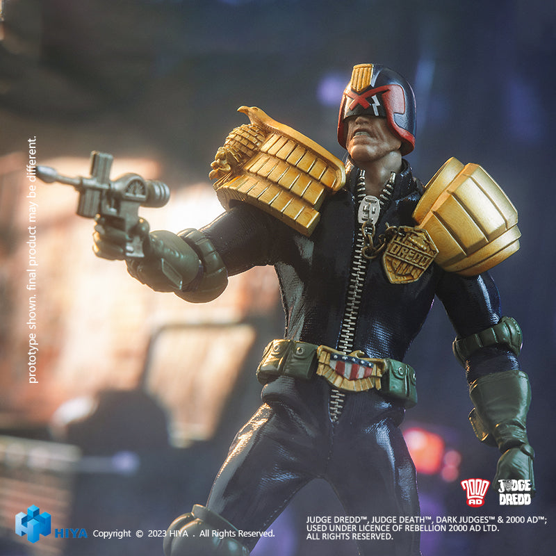 2000 AD Exquisite Super Series Judge Dredd 1/12 Scale PX Previews Exclusive (preorder) - Collectables > Action Figures > toys -  HIYA TOYS