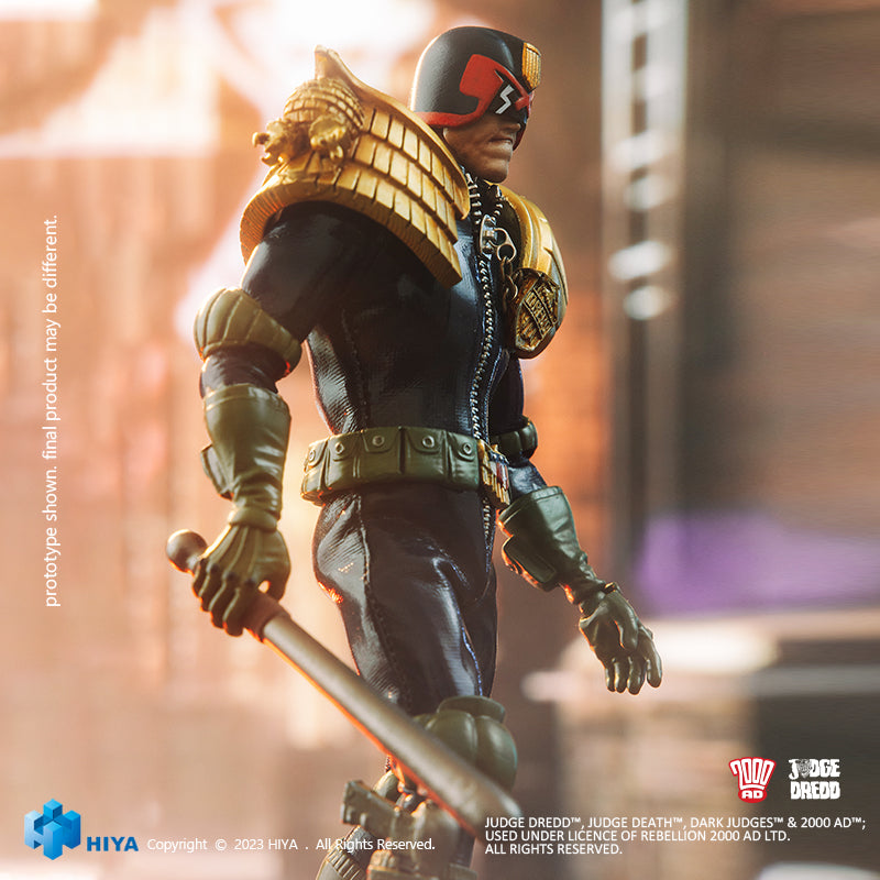 2000 AD Exquisite Super Series Judge Dredd 1/12 Scale PX Previews Exclusive (preorder) - Collectables > Action Figures > toys -  HIYA TOYS