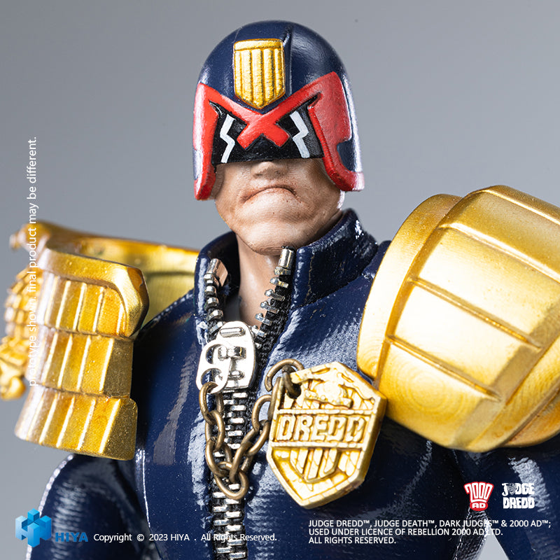 2000 AD Exquisite Super Series Judge Dredd 1/12 Scale PX Previews Exclusive (preorder) - Collectables > Action Figures > toys -  HIYA TOYS