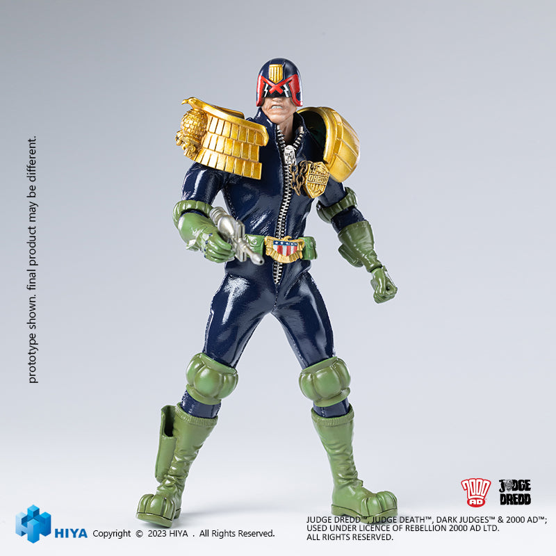 2000 AD Exquisite Super Series Judge Dredd 1/12 Scale PX Previews Exclusive (preorder) - Collectables > Action Figures > toys -  HIYA TOYS