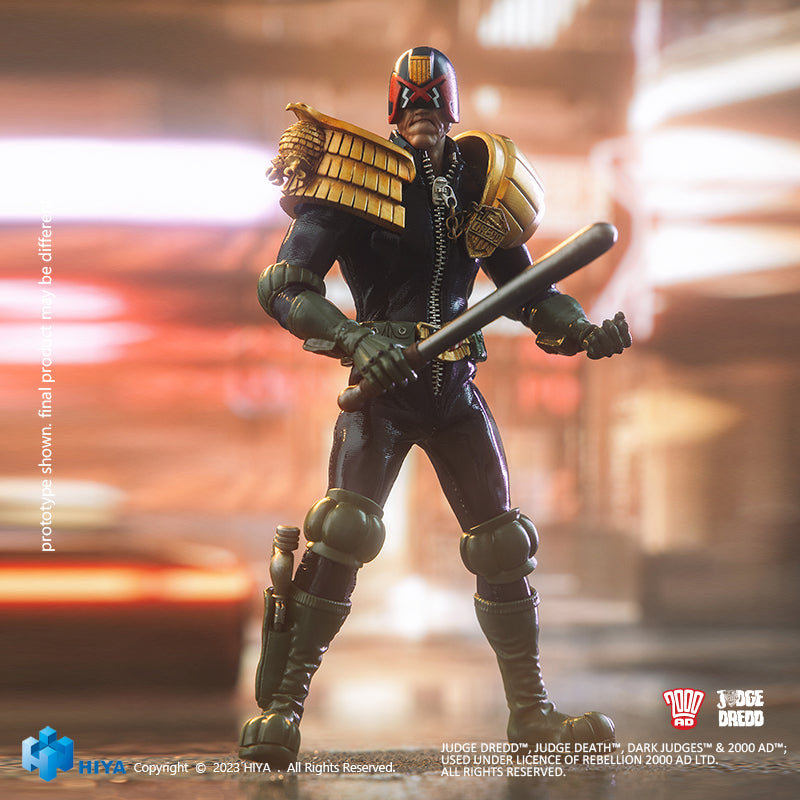 2000 AD Exquisite Super Series Judge Dredd 1/12 Scale PX Previews Exclusive (preorder) - Collectables > Action Figures > toys -  HIYA TOYS