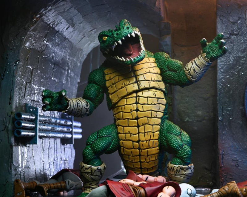 Teenage Mutant Ninja Turtles Leatherhead (Mirage Comics) Deluxe Action Figure (preorder June 2025) - Collectables > Action Figures > toys -  Neca