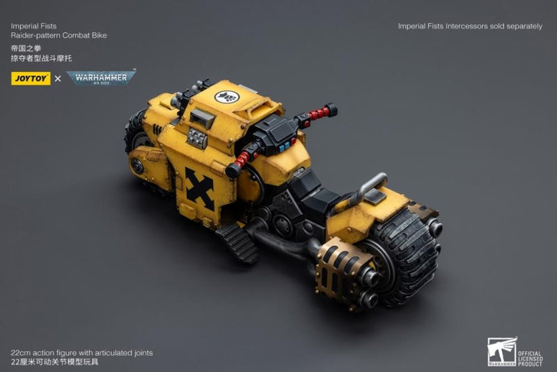 JoyToy - Warhammer 40k - Imperial Fists - Raider-Pattern Combat Bike 1/18 Scale Vehicle - Collectables > Action Figures > toys -  Joy Toy