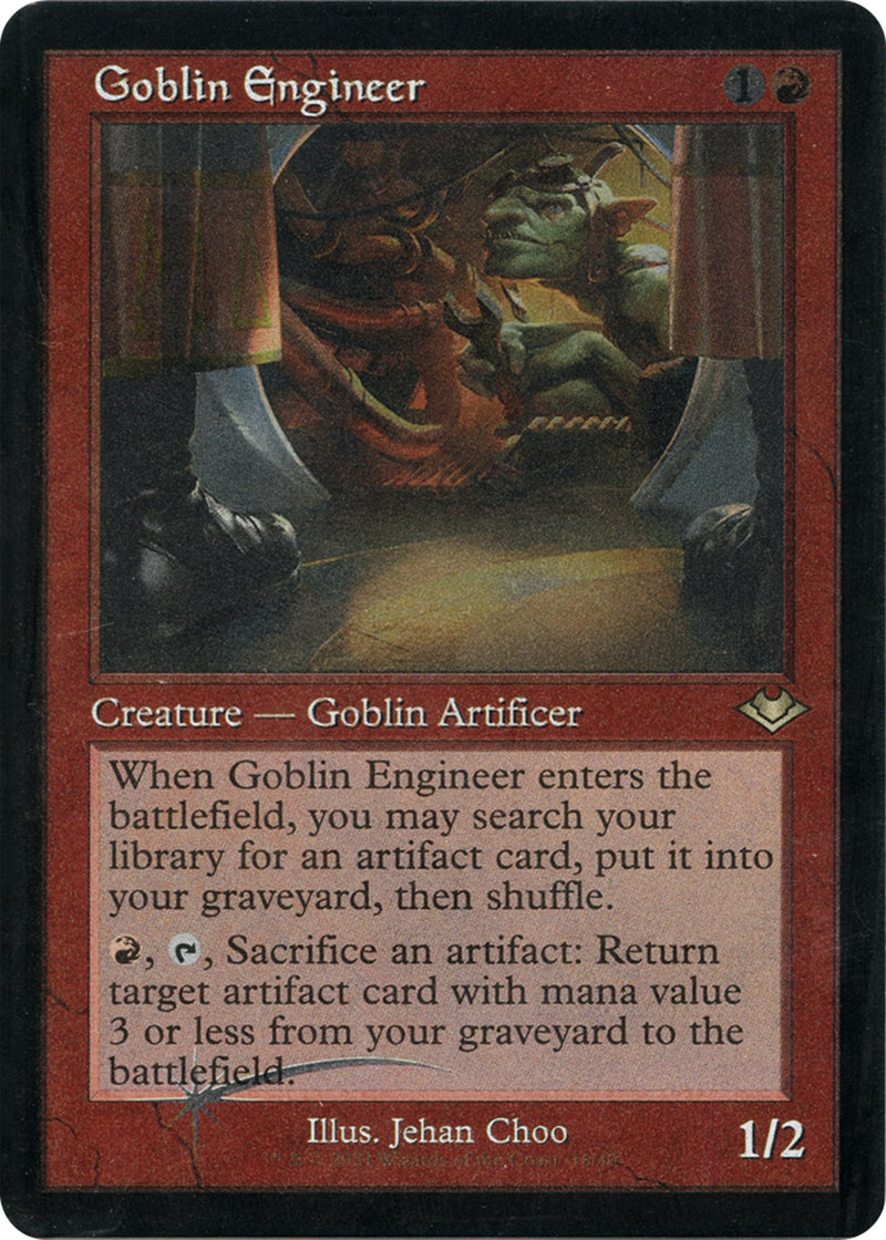 Goblin Engineer (Retro Frame) (Foil Etched)