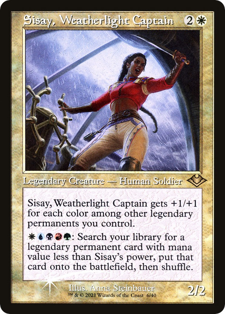 Sisay, Weatherlight Captain (Retro Frame)