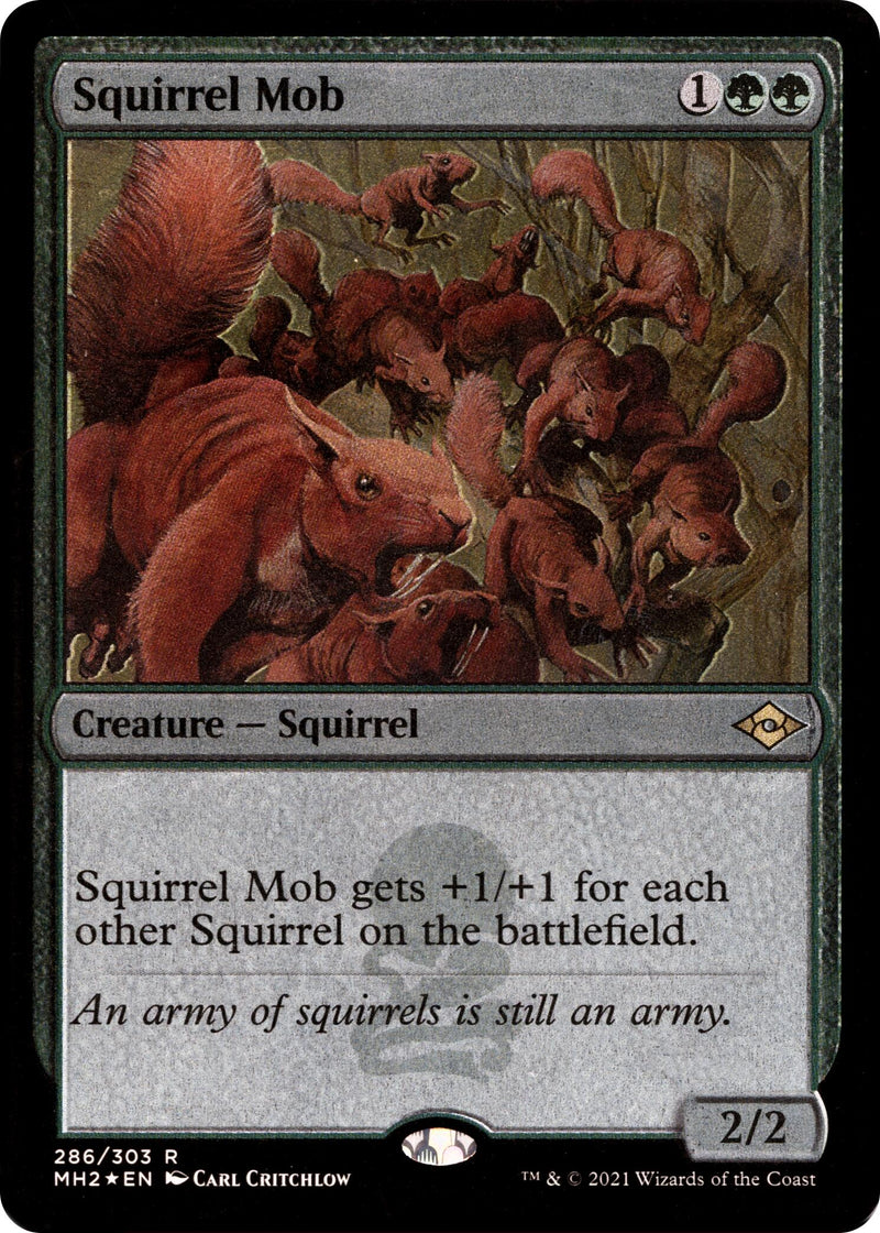 Squirrel Mob (Foil Etched)