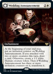 Wedding Announcement (Extended Art)