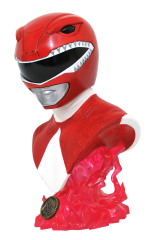 Mighty Morphin Power Rangers Legends in 3D Red Ranger 1/2 Scale NYCC 2021 Exclusive Bust - statue -  Diamond Select Toys