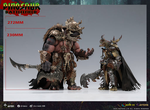 Dinosaur Battlefield - King Tyrannosaurus Deluxe - 1/12 Scale (preorder) - Collectables > Action Figures > toys -  AxyToys