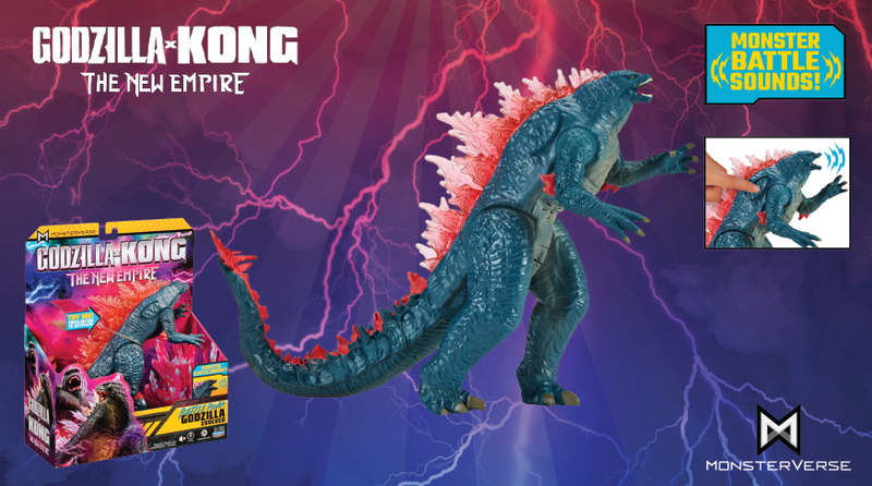 Godzilla x Kong: The New Empire Godzilla Evolved Battle Roar Figure - Collectables > Action Figures > toys -  PLAYMATES