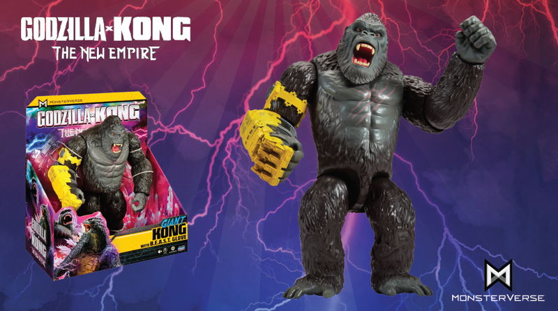 Godzilla x Kong: The New Empire Kong with B.E.A.S.T. Glove Giant - 11 Inch - Action & Toy Figures -  PLAYMATES