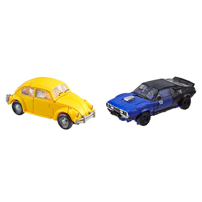 Transformers Toys Buzzworthy Bumblebee Studio Series Deluxe Class 18BB Bumblebee vs. 46BB Dropkick - Collectables > Action Figures > toys -  Hasbro