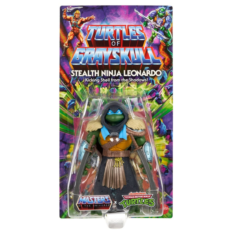 Masters of the Universe - Origins Turtles of Grayskull - Stealth Ninja Leonardo - Collectables > Action Figures > toys -  mattel
