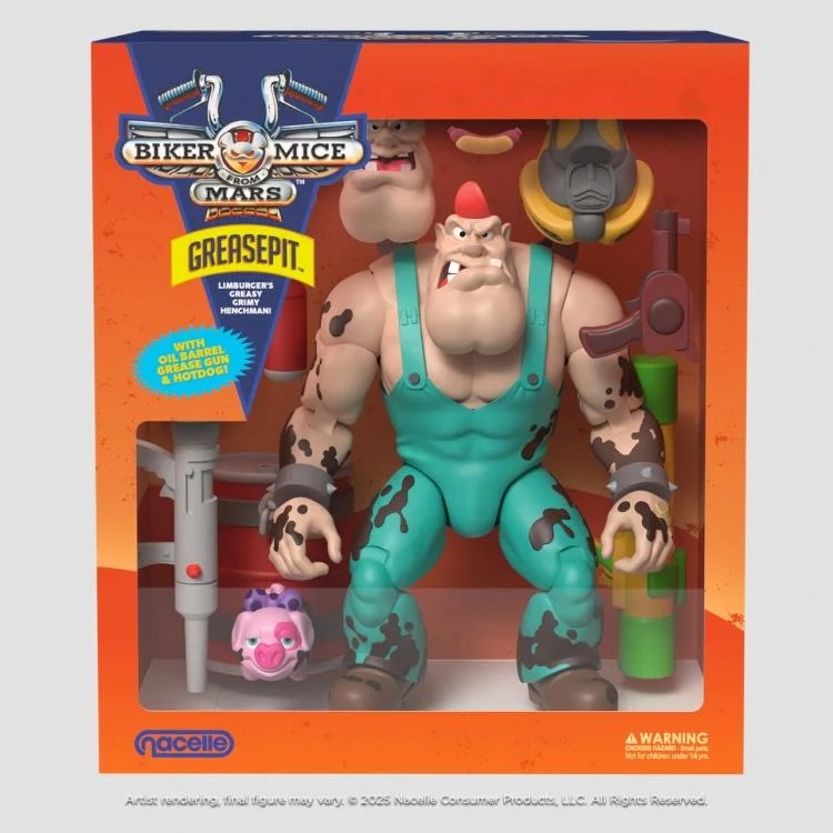 Biker Mice from Mars - Greasepit (Preorder Q2 2026) - Collectables > Action Figures > toys -  THE NACELLE COMPANY