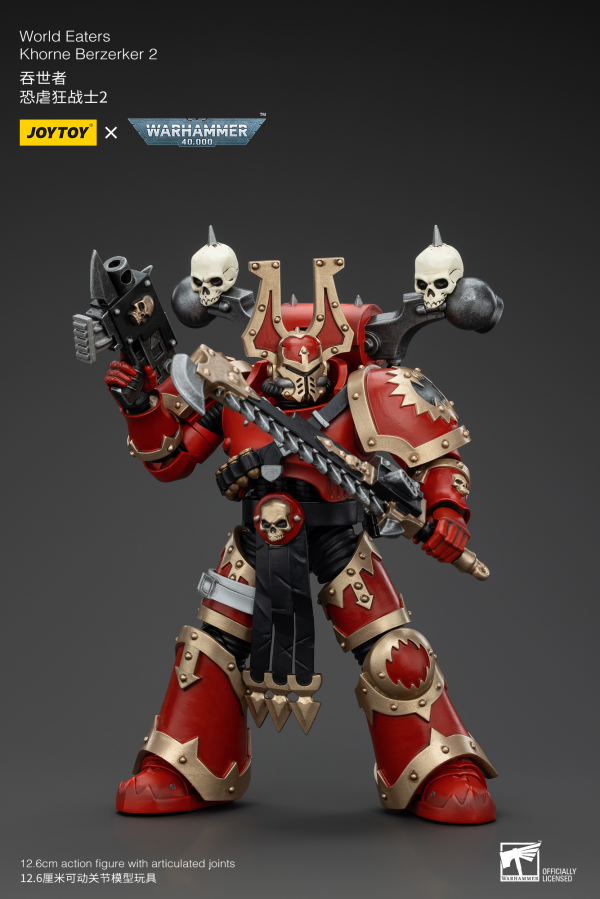 Warhammer 40K - World Eaters - Khorne Berzerker (Ver. 2) - Collectables > Action Figures > toys -  Joy Toy