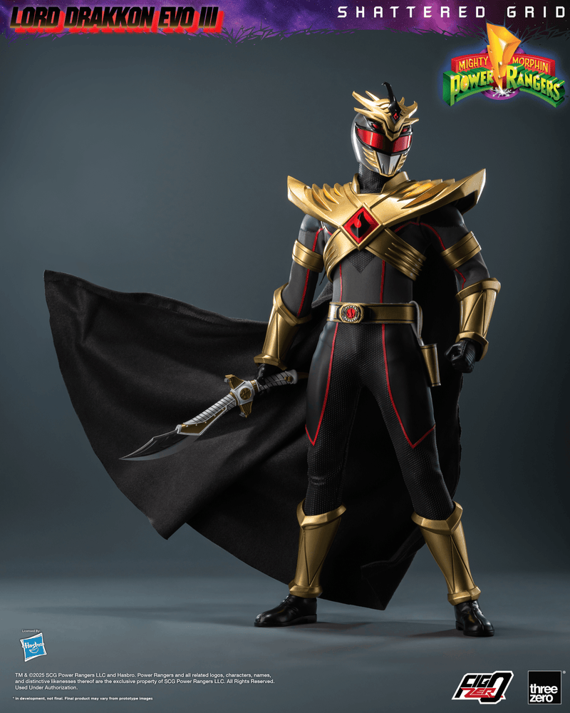 Power Rangers - FigZero - Lord Drakkon Evo III 1/6 Scale Figure (Preorder Q2 2026) - Collectables > Action Figures > toys -  ThreeZero