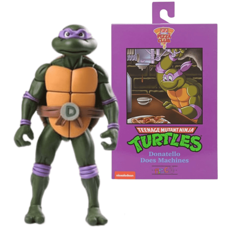 Teenage Mutant Ninja Turtles - Turtles Pizza Club - Cartoon Turtles Set of 4 - Collectables > Action Figures > toys -  Neca