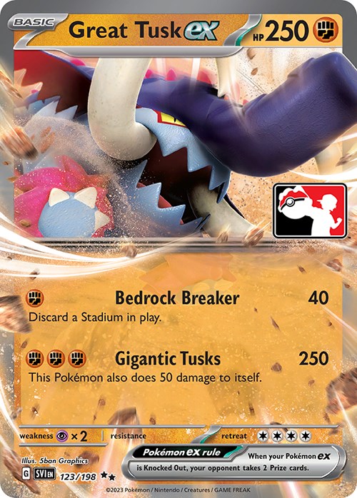 Great Tusk ex - 123/198