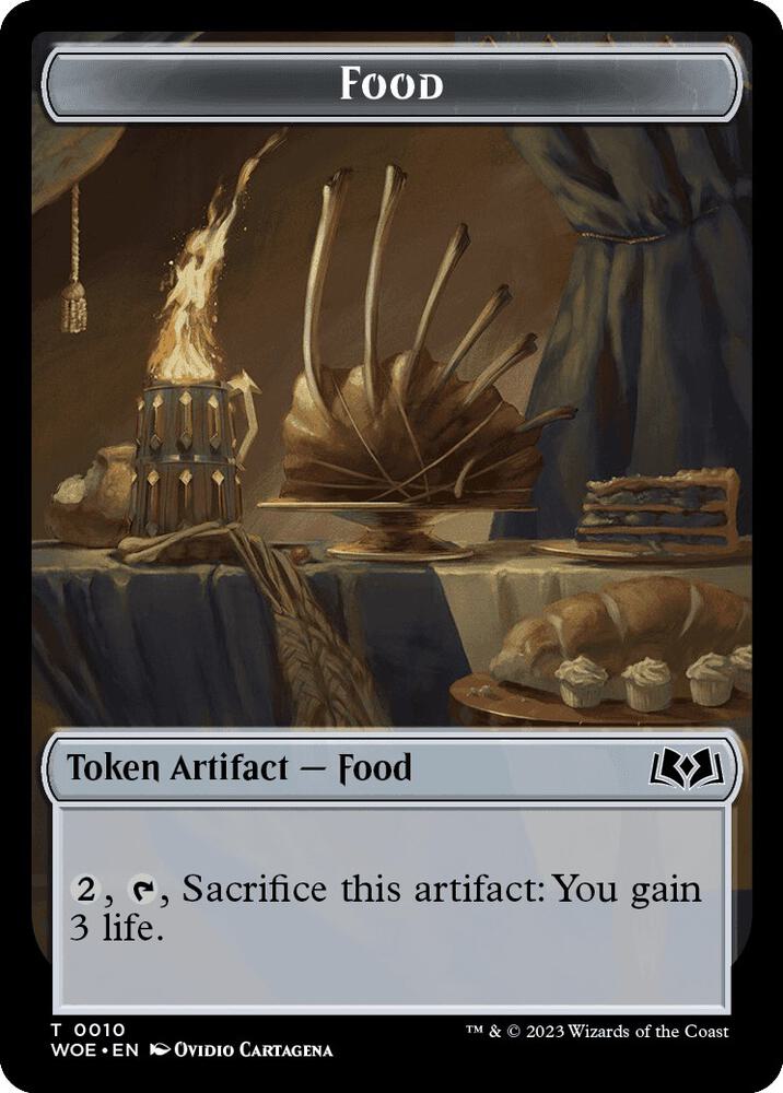 Treasure // Food (0010) Double-Sided Token (Back)