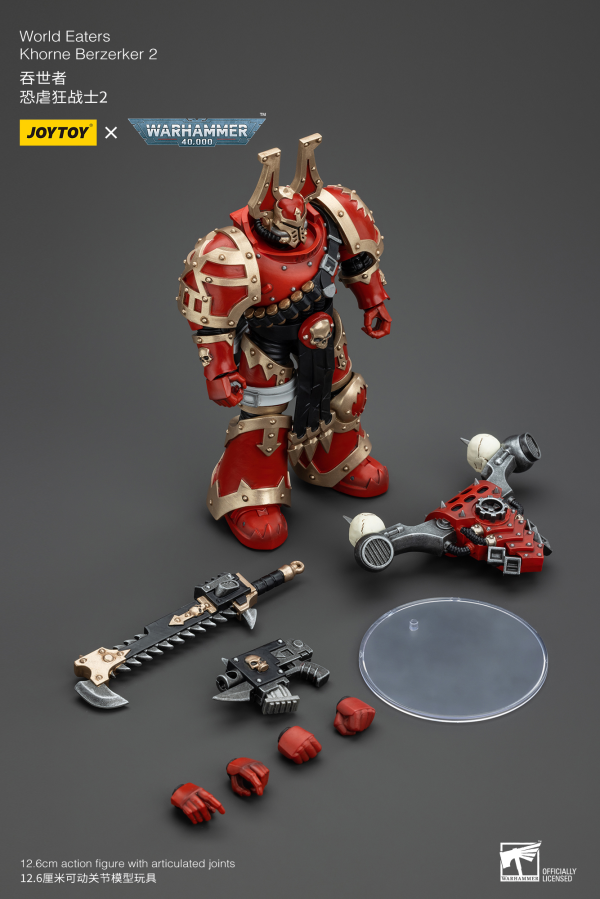 Warhammer 40K - World Eaters - Khorne Berzerker (Ver. 2) - Collectables > Action Figures > toys -  Joy Toy