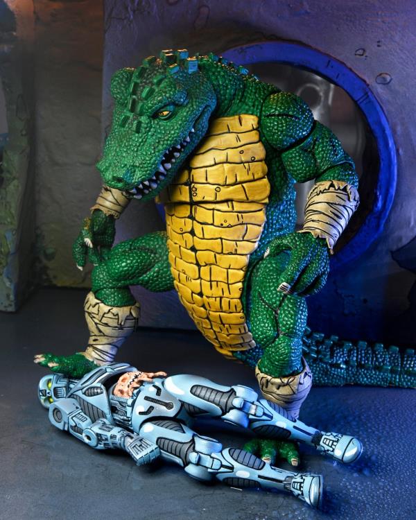 Teenage Mutant Ninja Turtles Leatherhead (Mirage Comics) Deluxe Action Figure (preorder June 2025) - Collectables > Action Figures > toys -  Neca