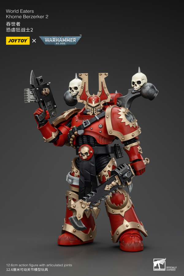 Warhammer 40K - World Eaters - Khorne Berzerker (Ver. 2) - Collectables > Action Figures > toys -  Joy Toy