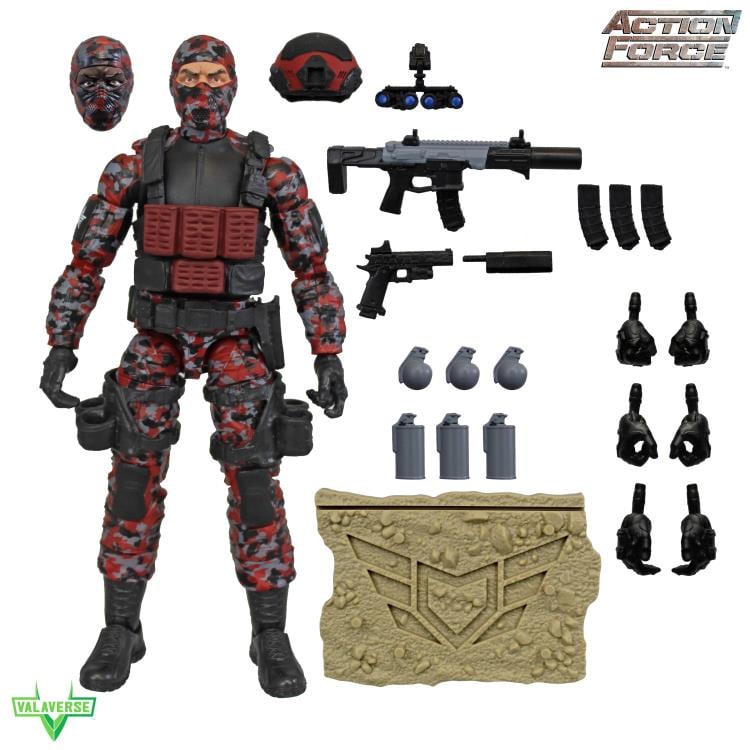 Action Force - Crimson Shadow Infantry - 1/12 Scale - Collectables > Action Figures > toys -  VALAVERSE